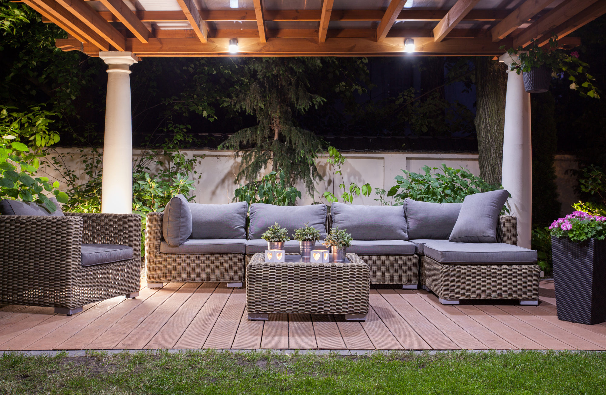 Housse de protection pour meuble de jardin intérieur/extérieur